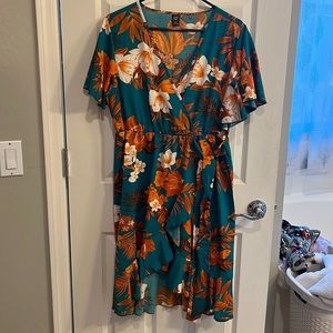 Women’s SHEIN Curve tropical vacation dress size 0XL